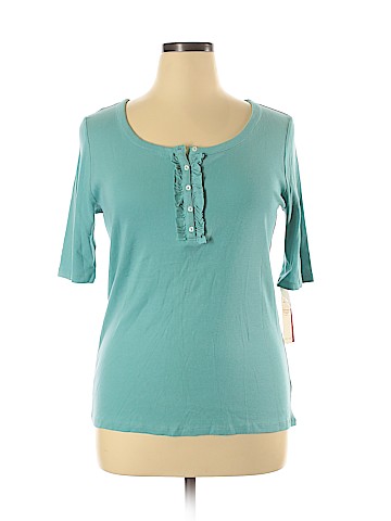 Merona Short Sleeve Henley (view 1)