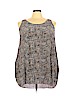Eileen Fisher 100% Silk Gray Sleeveless Silk Top Size 2X - photo 1