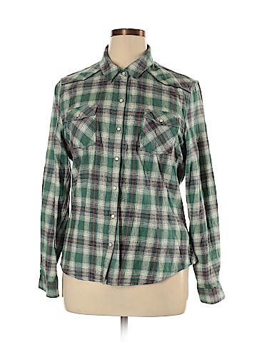 Mossimo Supply Co. Long Sleeve Button-Down Shirt (view 1)