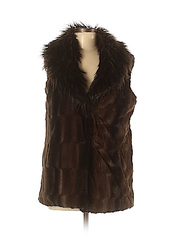 A by Adrienne Landau Faux Fur Vest (view 1)