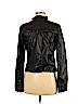 Mossimo 100% Polyester Black Faux Leather Jacket Size M - photo 2