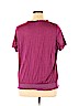 Faded Glory Plus 100% Polyester Purple Short Sleeve Top Size XL - photo 2