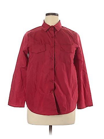Unbranded Long Sleeve Button-Down Shirt (view 1)