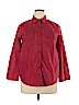 Unbranded Red Long Sleeve Button-Down Shirt Size XL - photo 1