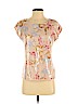Vince Camuto Tan Short Sleeve Top Size XXS - photo 1