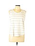 Madewell 100% Cotton Ivory Sleeveless T-Shirt Size L - photo 1