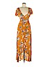 Patrons of Peace 100% Rayon Orange Casual Dress Size XS - photo 1