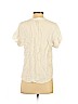Point Sur 100% Viscose White Short Sleeve Blouse Size XXS - photo 2
