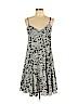 TWO by Whit 100% Polyester Black Casual Dress Size L - photo 1