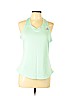Adidas 100% Polyester Green Active Tank Size L - photo 1