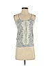 Aerin 100% Cotton Tan Sleeveless Blouse Size XS - photo 1