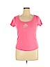 Liz Claiborne Pink Short Sleeve Top Size XL - photo 1