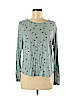 H&M 100% Viscose Blue Long Sleeve T-Shirt Size M - photo 1