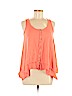Splendid 100% Supima Cotton Pink Sleeveless Button-Down Shirt Size M - photo 1