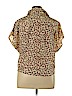 Prototype 100% Polyester Tan Short Sleeve Blouse Size 1X - photo 2