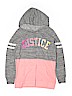 Justice Gray Zip Up Hoodie Size 16 - 18 - photo 1
