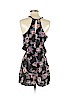 Pink Rose 100% Rayon Black Romper Size S - photo 2