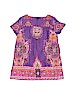 Baby Gap 100% Cotton Print Purple Dress Size 2T - photo 2