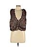 Delia's Brown Faux Fur Vest Size M - photo 1