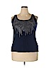 Avenue 100% Cotton Blue Tank Top Size 18 - 20 Plus - photo 1