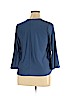 rue21 Blue Long Sleeve Top Size XL - photo 2