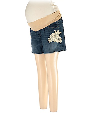 Indigo Blue Denim Shorts (view 1)