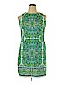 London Times Green Casual Dress Size 14 - photo 1
