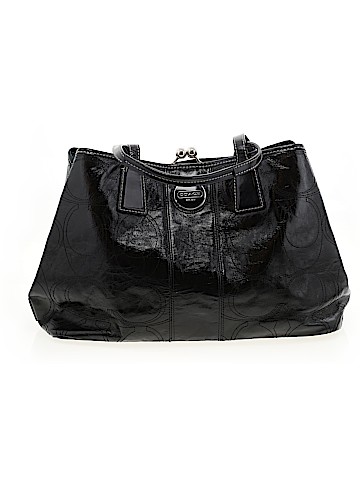 Coach Factory Leather Satchel (view 1)