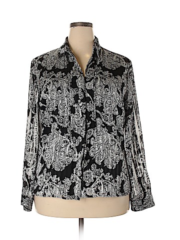 Jones Wear Long Sleeve Blouse (view 1)