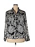 Jones Wear 100% Polyester Black Long Sleeve Blouse Size 18 - photo 1