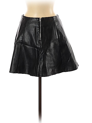 Forever 21 Faux Leather Skirt (view 2)