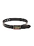 Unbranded Solid Black Leather Belt Size M - photo 1