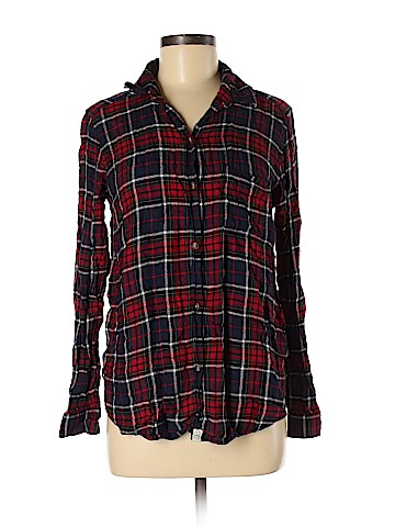 American Eagle Outfitters Long Sleeve Button-Down Shirt (view 1)