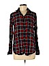 American Eagle Outfitters 100% Viscose Red Long Sleeve Button-Down Shirt Size M - photo 1