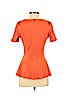 Pink Tartan Orange Short Sleeve Top Size S - photo 2