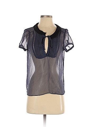 American Eagle Outfitters Short Sleeve Blouse (view 1)