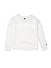 Adidas 100% Cotton White Sweatshirt Size 7 - 8 - photo 1