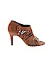 Nine West 100% Leather Brown Heels Size 7 - photo 1