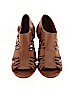 Nine West 100% Leather Brown Heels Size 7 - photo 2