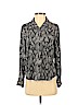 Emanuel Ungaro Liberte 100% Polyester Gray Long Sleeve Blouse Size 4 (petite) - photo 1