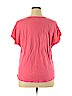 SONOMA life + style Pink Short Sleeve Top Size XL - photo 2