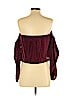 Forever 21 100% Polyester Burgundy Long Sleeve Top Size S - photo 2