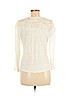 Rebecca Taylor 100% Linen Ivory Long Sleeve Top Size M - photo 2