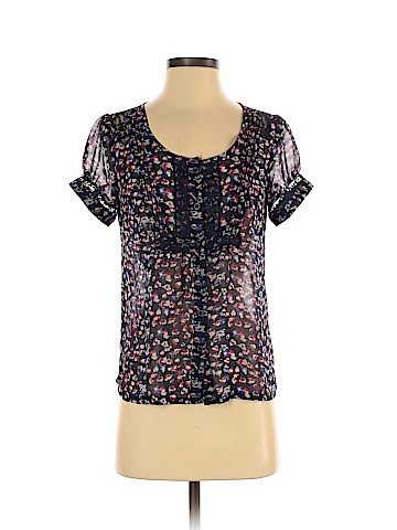 American Eagle Outfitters Short Sleeve Blouse (view 1)