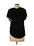 No Boundaries 100% Rayon Black Short Sleeve Top Size L - photo 2