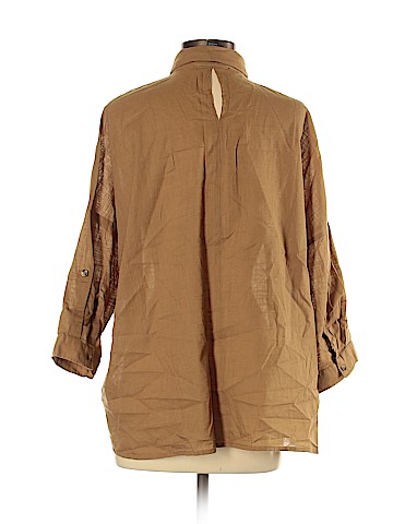 Forever 21 3/4 Sleeve Button-Down Shirt (view 2)