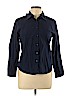 Style&Co 100% Cotton Blue Long Sleeve Button-Down Shirt Size 10 (petite) - photo 1