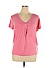 East 5th Pink Short Sleeve Blouse Size XL - photo 1
