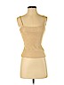 BCBGMAXAZRIA 100% Cotton Tan Sleeveless Top Size S - photo 1