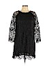 Zara 100% Polyester Black Casual Dress Size L - photo 1